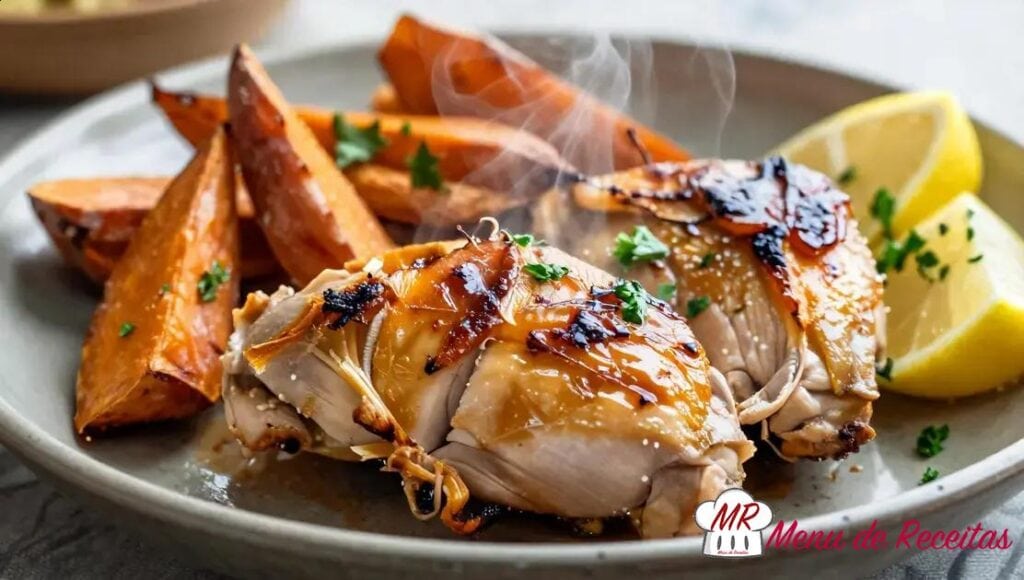 Frango com batata doce