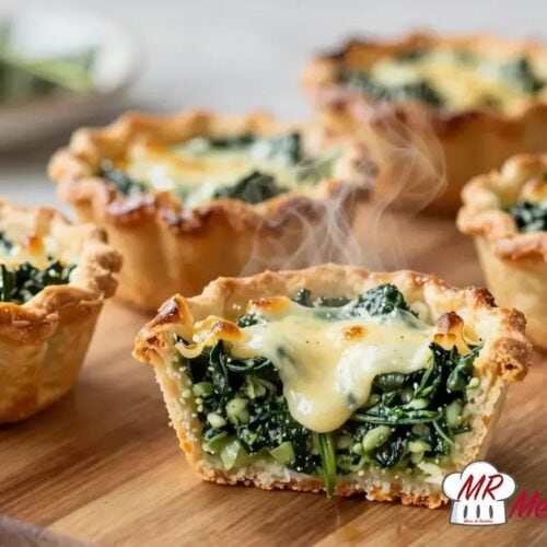 Mini quiche de espinafre