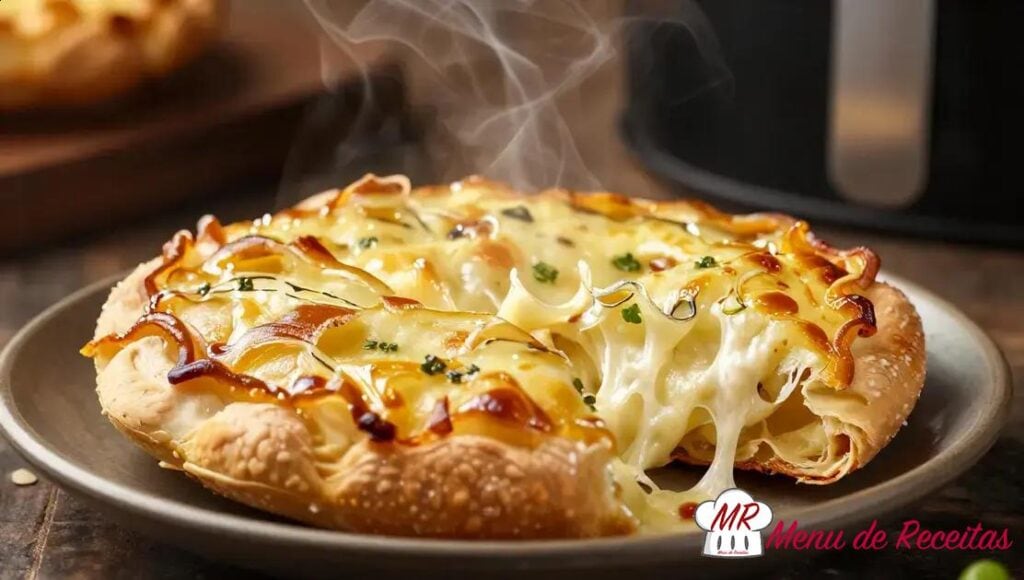 Pastel de queijo crocante na Air Fryer
