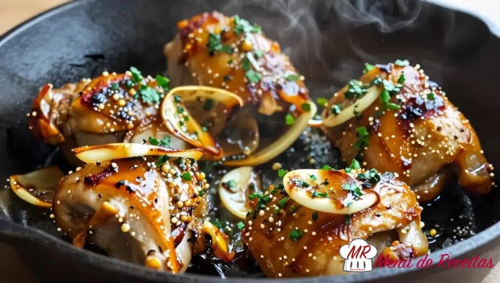 Pollo al ajillo