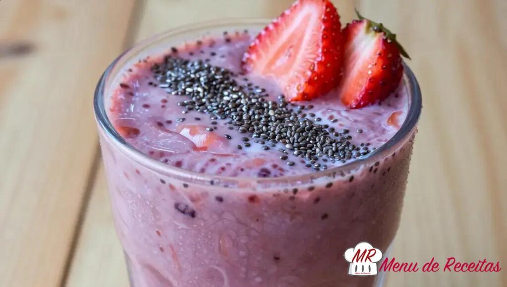 Smoothie de frutas vermelhas
