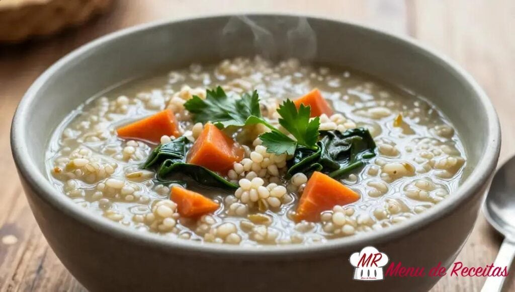 Sopa de quinoa