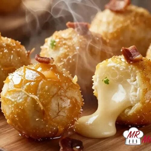 Bolinho de queijo com bacon