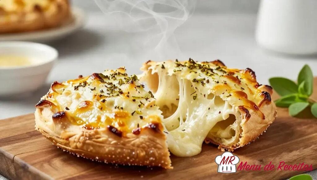 Pastel de queijo com orégano