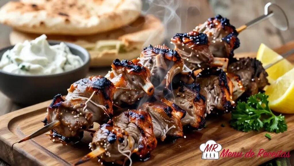 Souvlaki de cordeiro