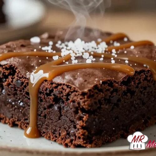 Brownie com caramelo