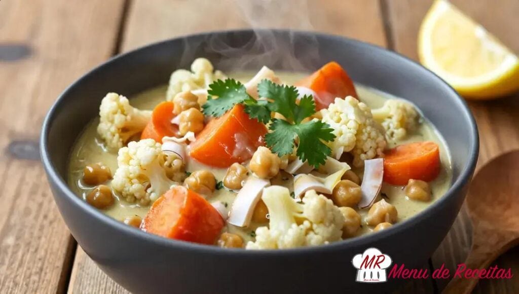 Curry vegano de legumes