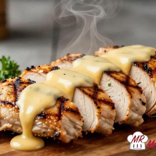 Frango grelhado com molho especial