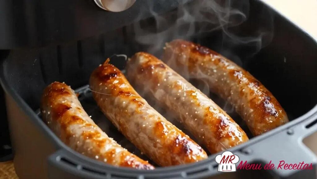 Linguiça crocante na Air Fryer