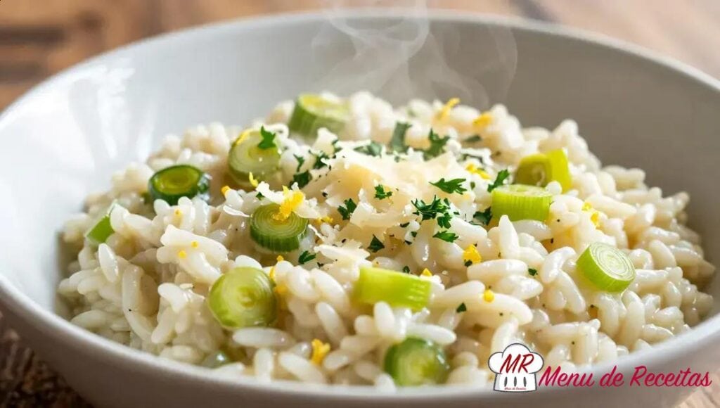 Risoto de alho-poró