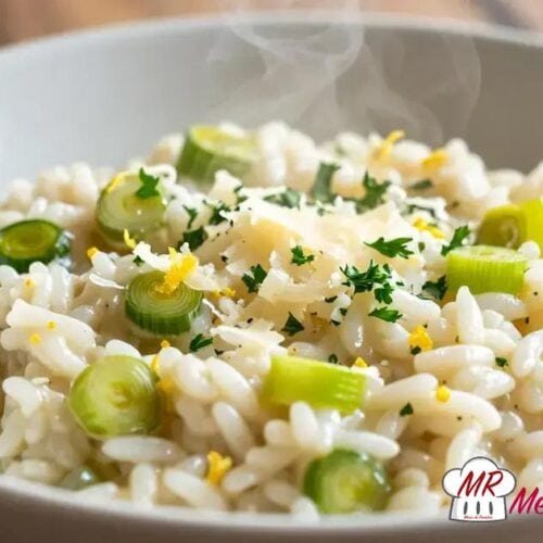 Risoto de alho-poró