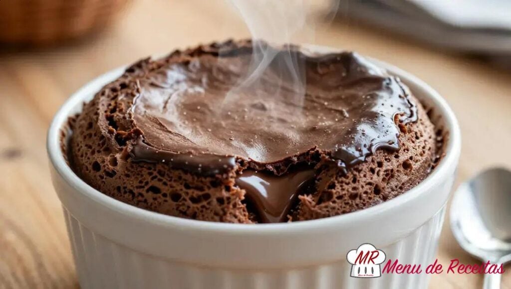 Soufflé de chocolate