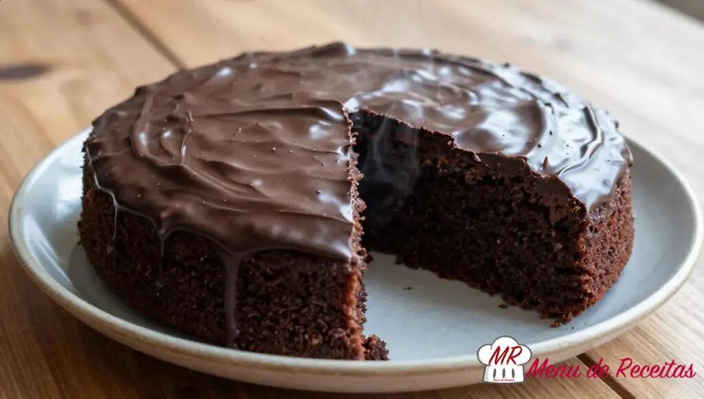 Torta de chocolate simples