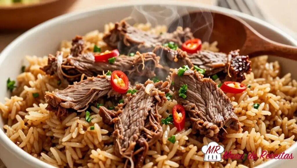 Arroz de carne seca