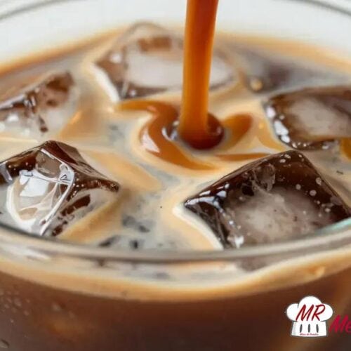 Café com caramelo gelado