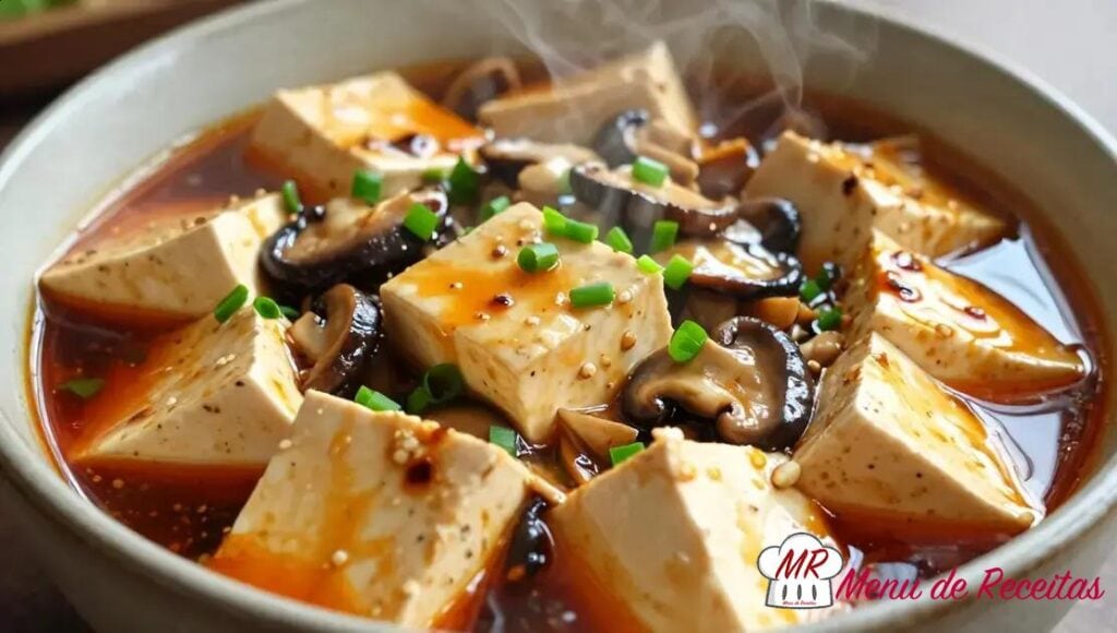 Tofu mapo vegetariano