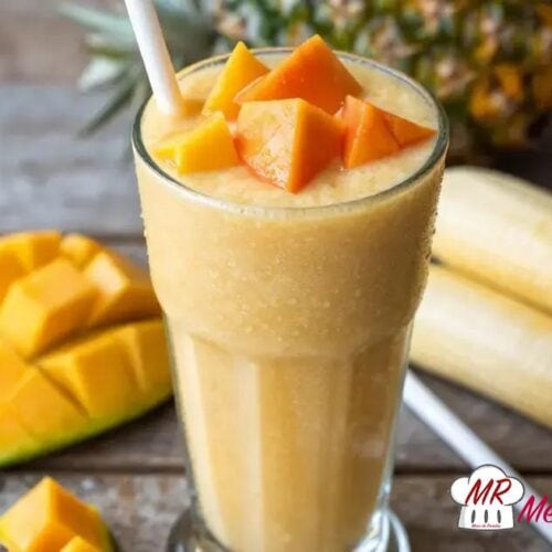 Vitamina de frutas tropicais