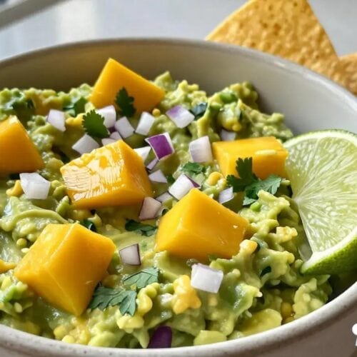 Guacamole com manga