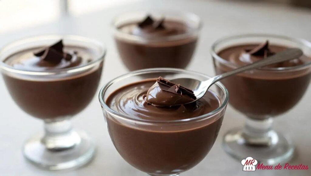 Mousse de chocolate aerado