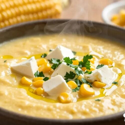 Sopa de milho peruana