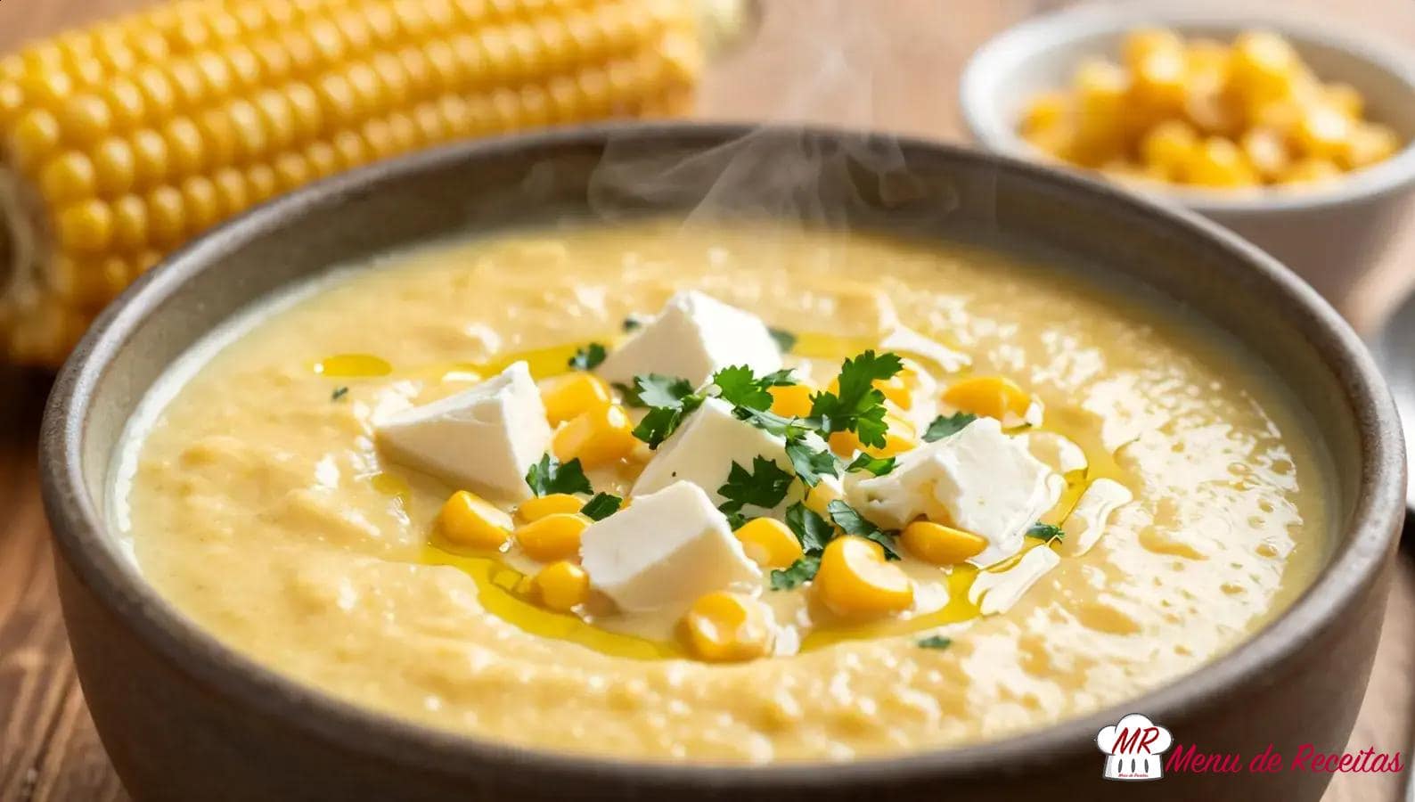 Sopa de milho peruana
