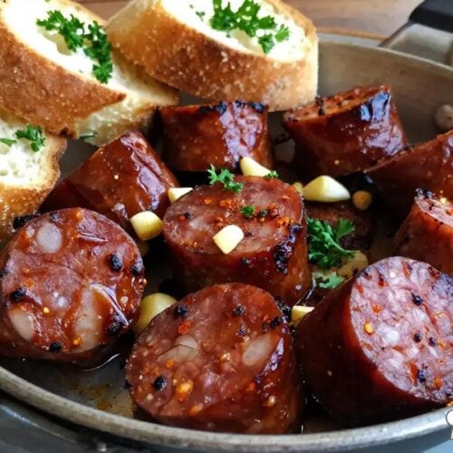 Tapas de chorizo espanhol